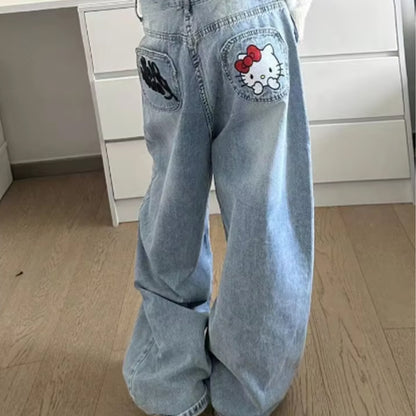 HELLO KITTY BAGGY JEANS