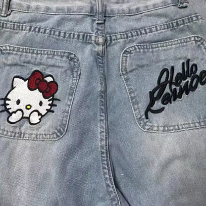 HELLO KITTY BAGGY JEANS