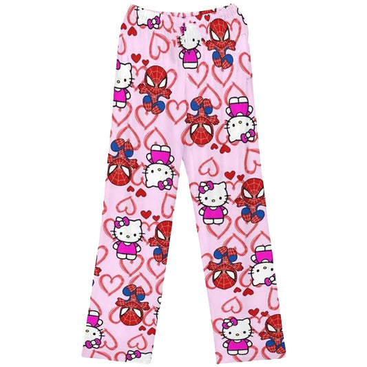 SPIDER-MAN x HELLO KITTY (PINK) PAJAMA PANT