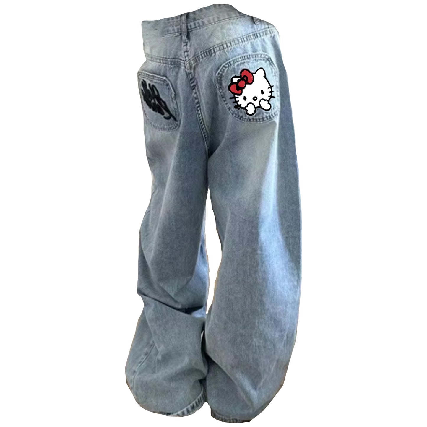 HELLO KITTY BAGGY JEANS